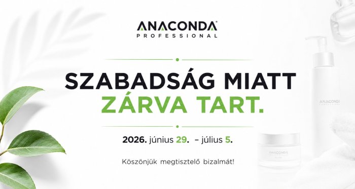 Anaconda Professional - Nyári szabadság 2026